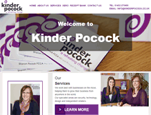 Tablet Screenshot of kinderpocock.co.uk
